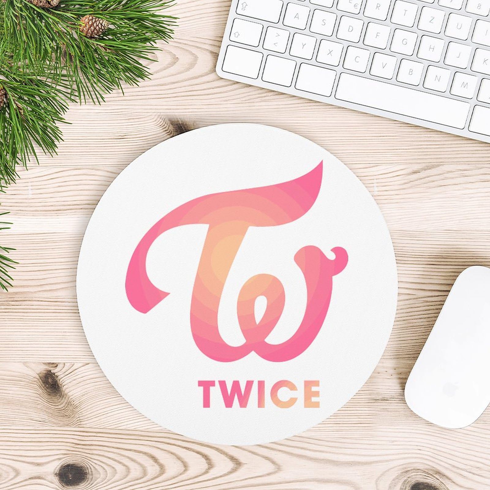 Amazon.co.jp: マウスパッド 丸型 Twice トゥワイス ゲーミングマウス